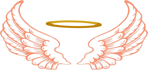 free clipart angel wings halo - photo #13