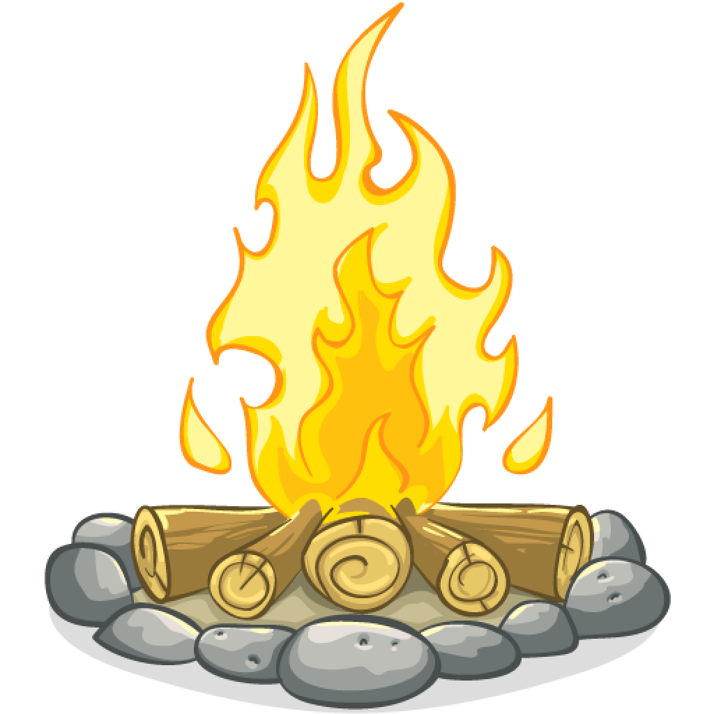 clipart wood fire - photo #23