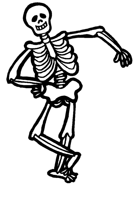 clip art of human skeleton - photo #33
