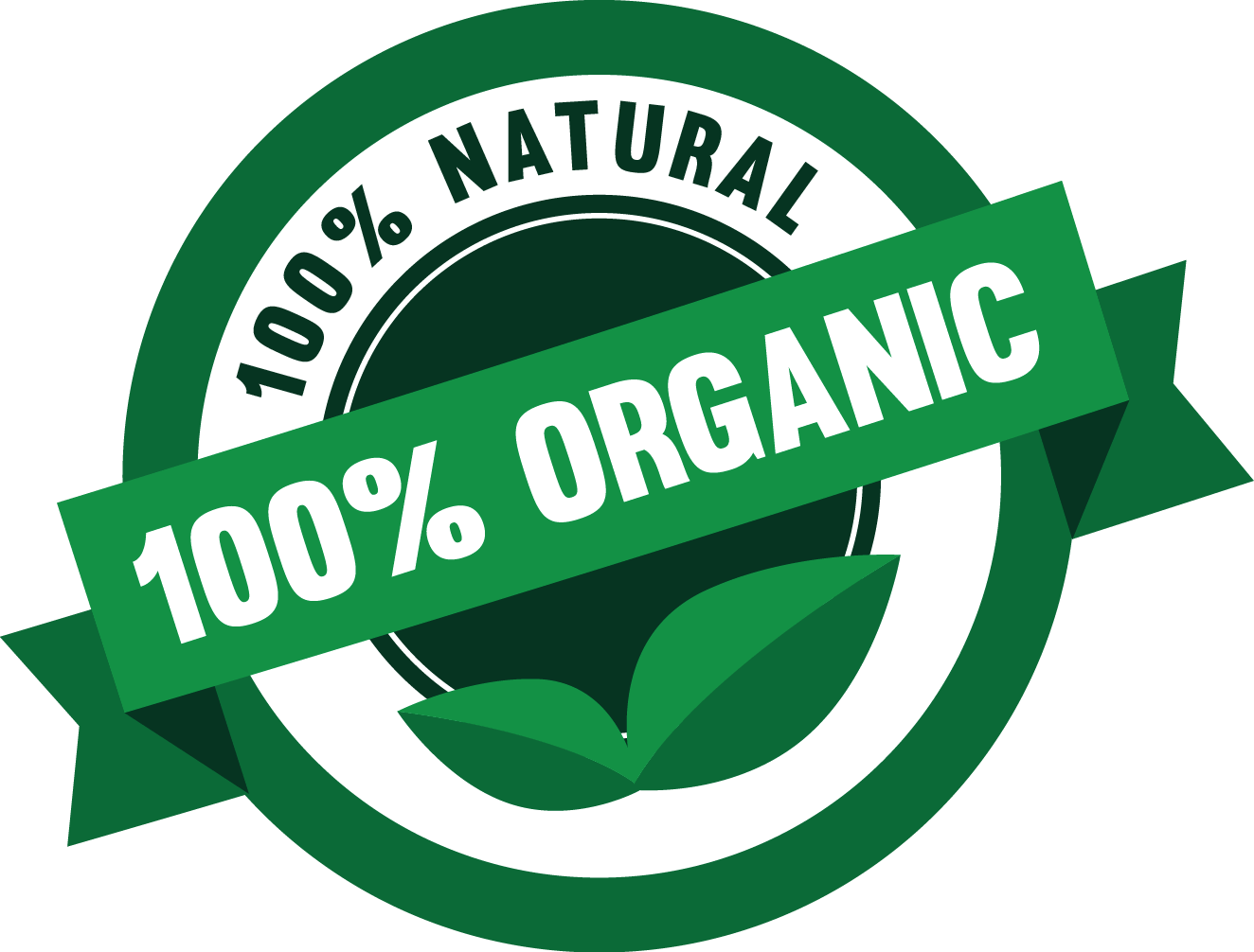 100% Organic PNG Clipart