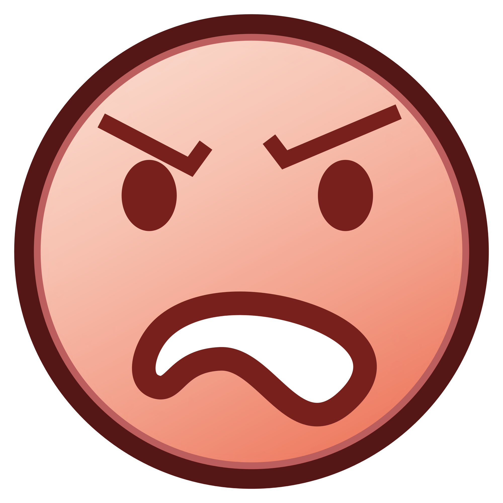 Сердитый emoji PNG скачать бесплатно
