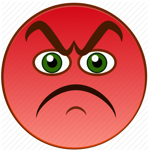 Fotos de Emoji PNG enojado