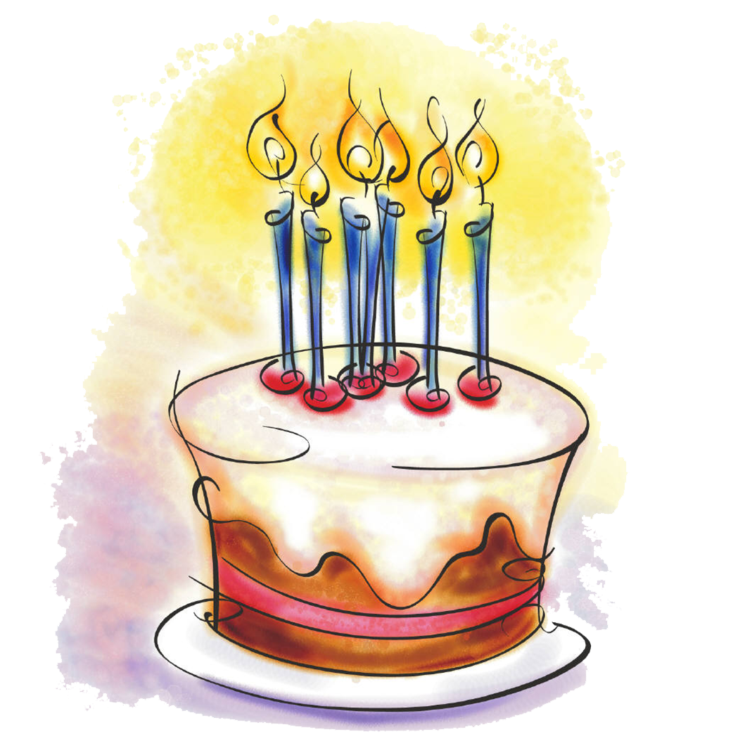 Doğum günü pastası PNG Dosyası