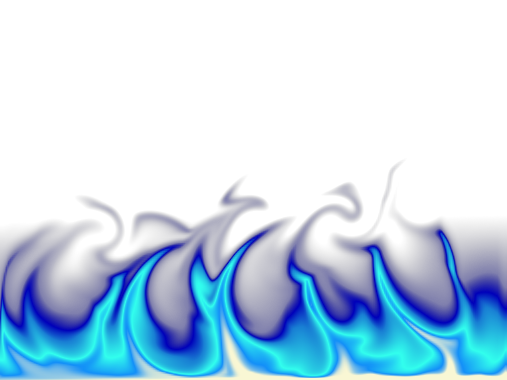 Blue Fire PNG File
