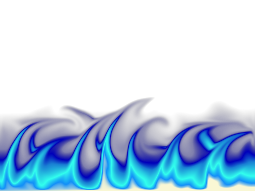 Mavi ateş şeffaf PNG