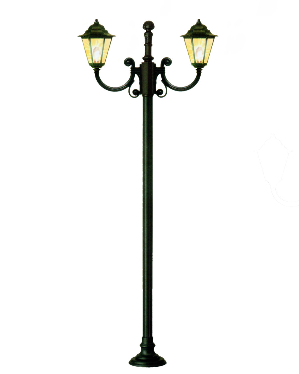 Cartoon Lamp Post Light PNG