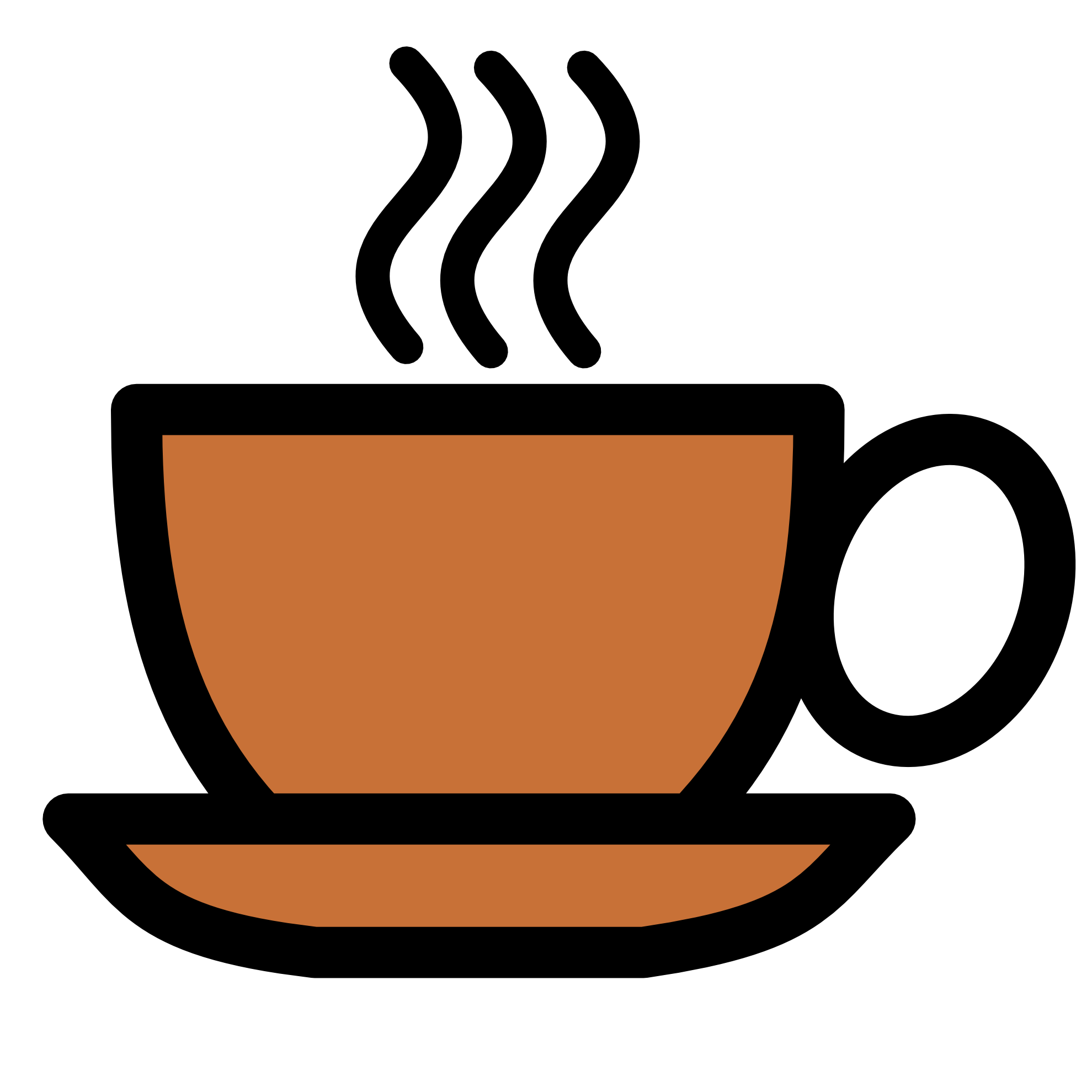 Koffie logo PNG afbeelding