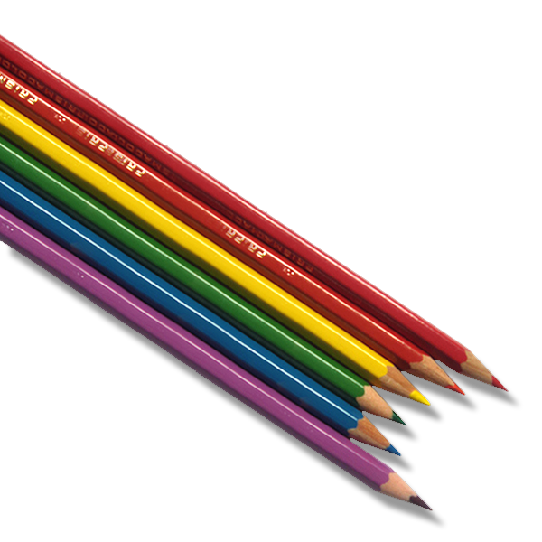 Renkli kalem PNG Pic