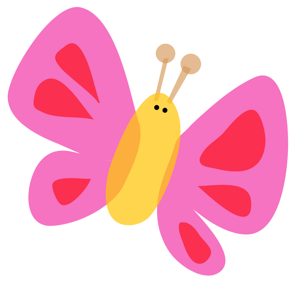Cute Butterflies PNG Picture