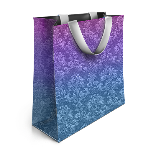 Designer Shopping Bag PNG
