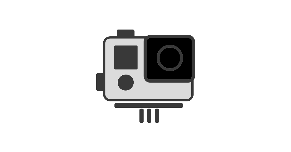 Gopro camera Transparent Background