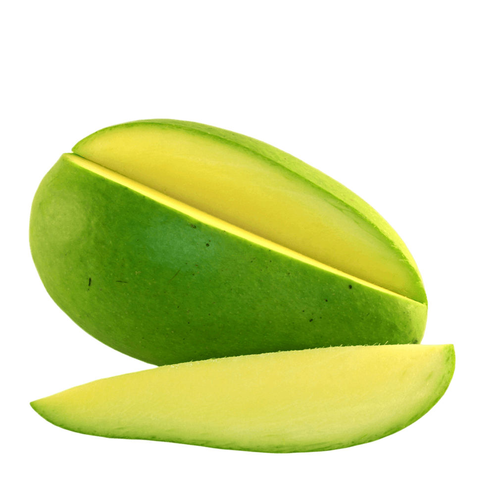 Tranche de mangue verte PNG