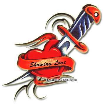 Love Heart Tattoo PNG