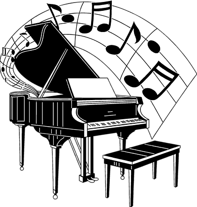 Piano Catatan Musik Clip Art PNG