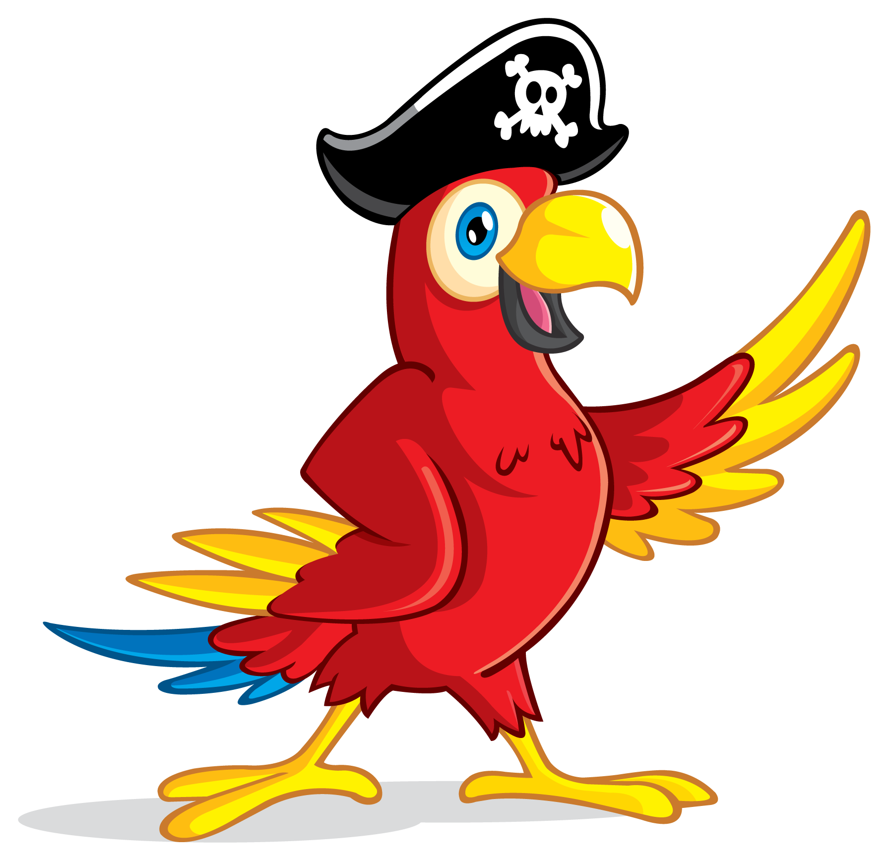 Pirate Parrot PNG Transparent Image