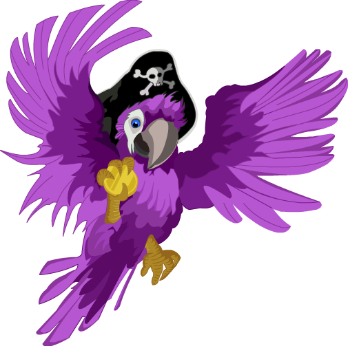 Pirate Parrot Transparent PNG