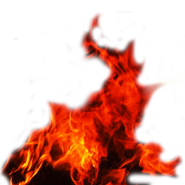 Immagine del fuoco del fuoco reale