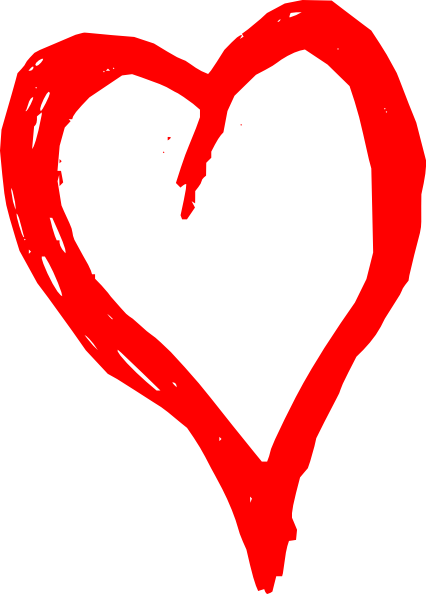 Red Heart PNG Transparent Image