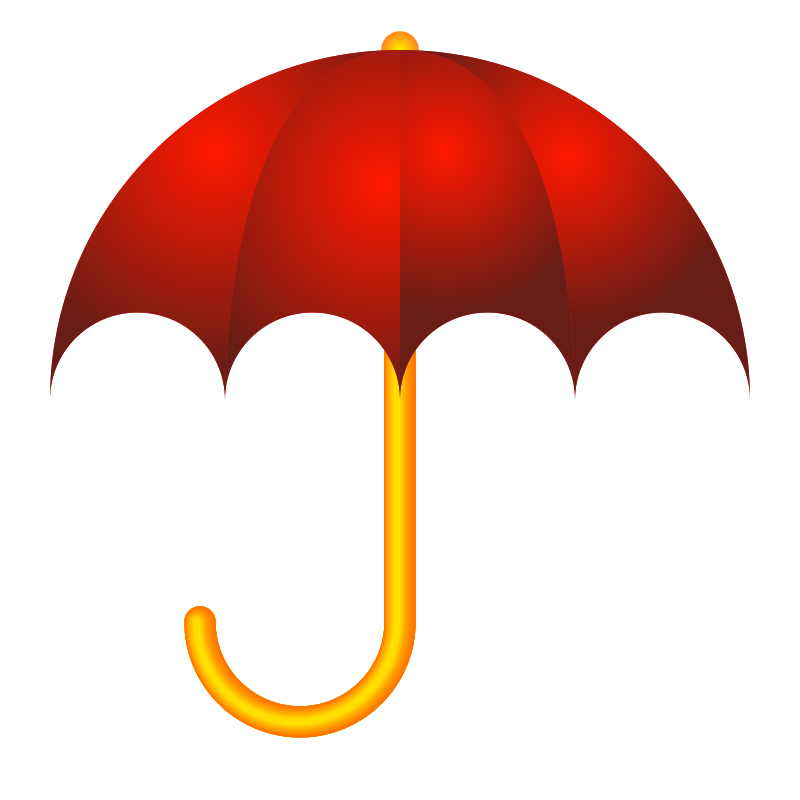 Kırmızı şemsiye PNG