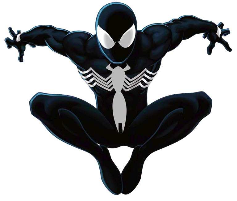 Spiderman Black PNG File