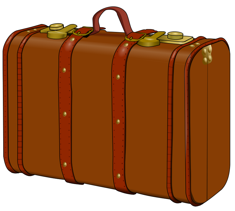 Suitcase Clip Art Free PNG