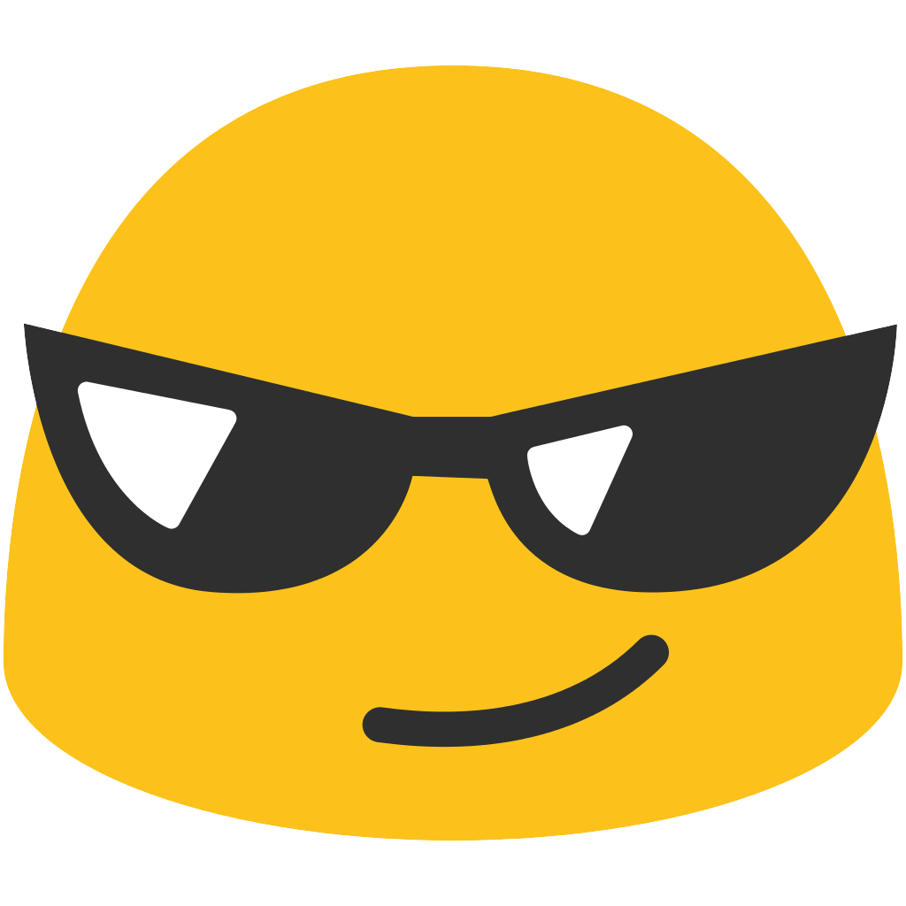 Lunettes de soleil Emoji PNG Image