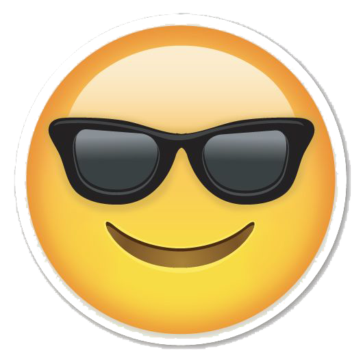 Foto di occhiali da sole Emoji PNG