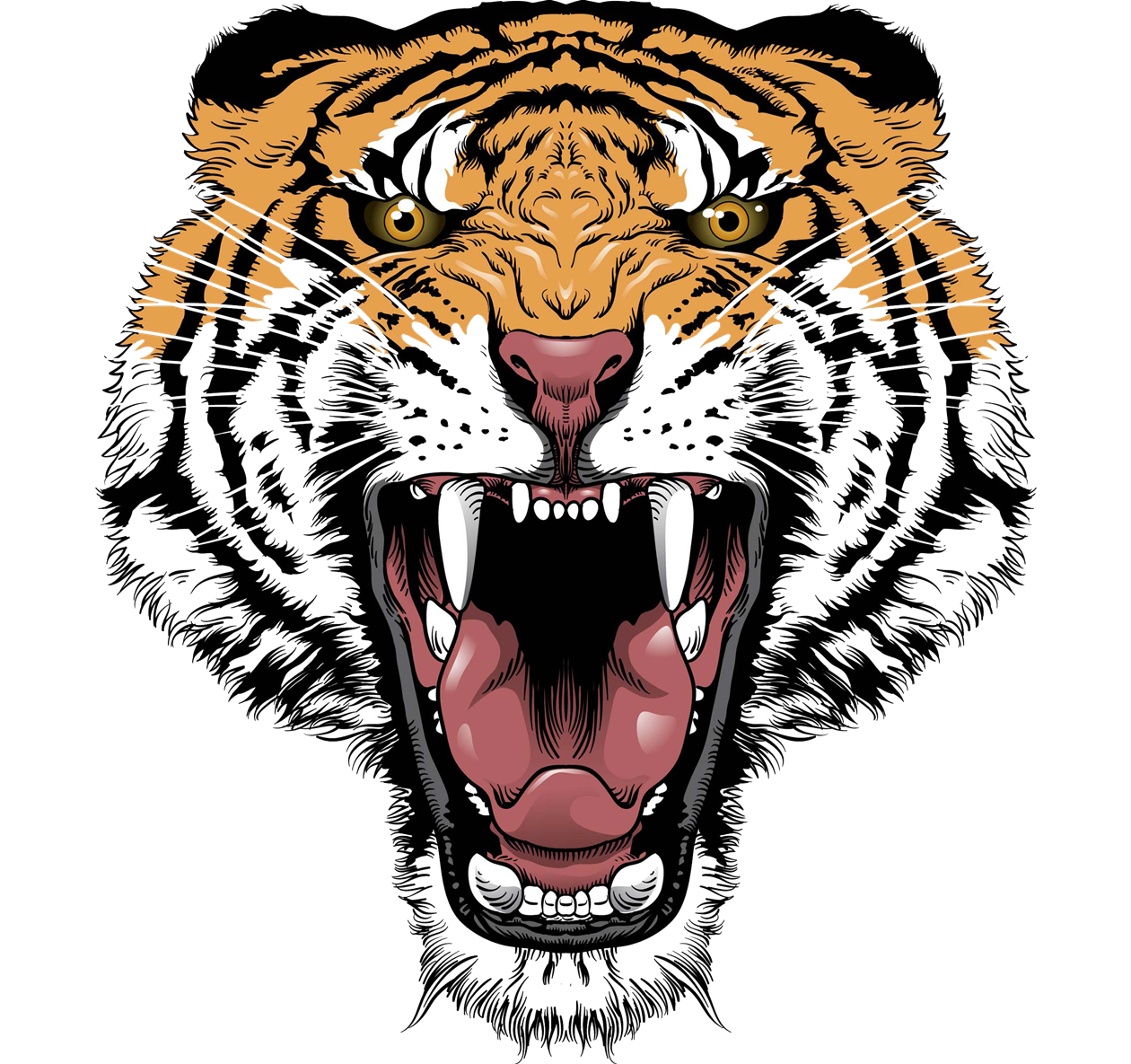 Tiger Face Transparent PNG