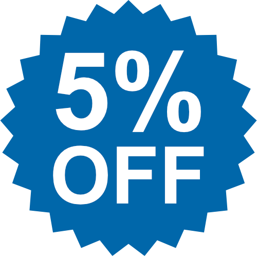 5% Off PNG Photo