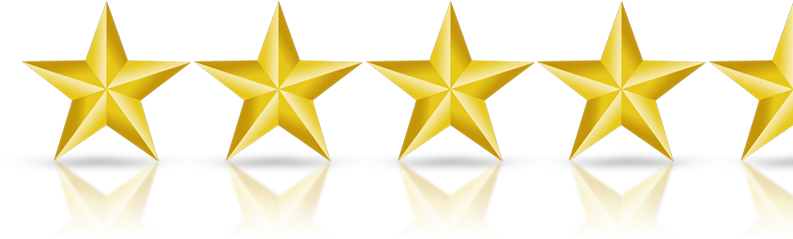 5 Stars PNG Isolated File