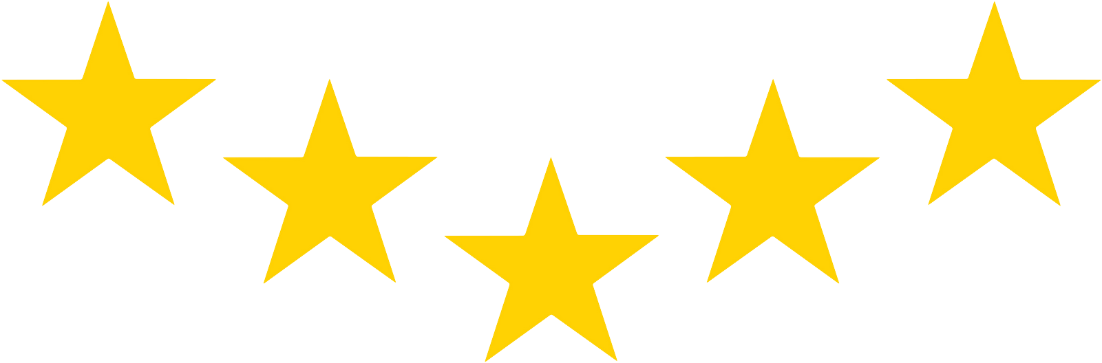 5 Stars PNG Pic