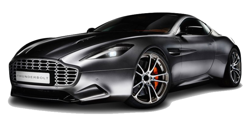 Black Aston Martin PNG File