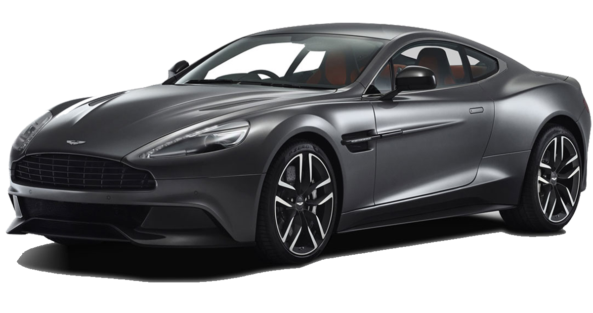 Schwarzes Aston Martin PNG-Bild