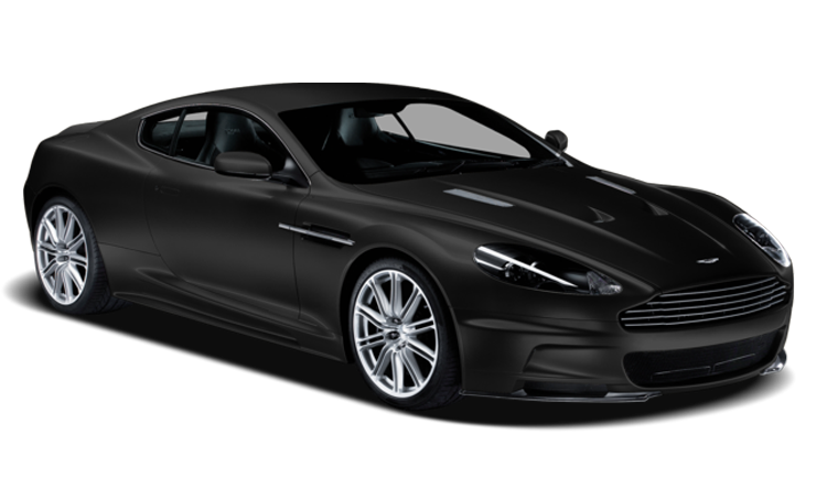 Black Aston Martin PNG Transparent Image