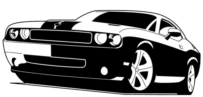 Black Dodge PNG-afbeelding