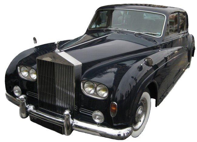 Black Rolls Royce Car PNG File