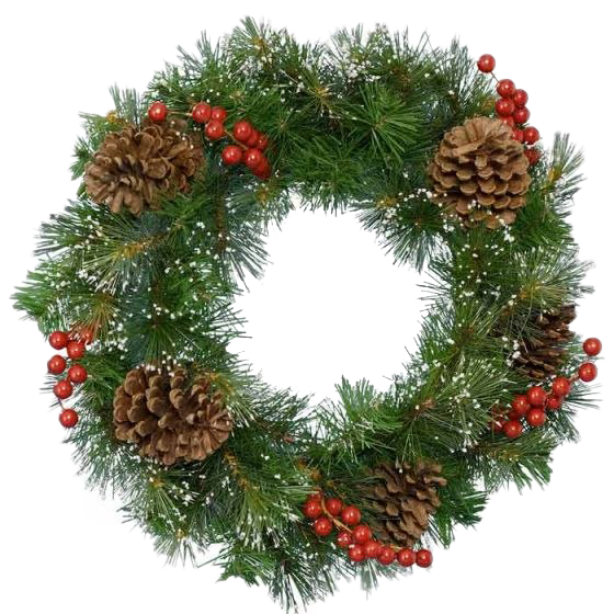 Christmas Wreath PNG Transparent