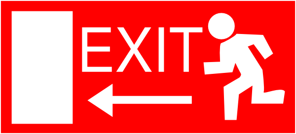 Exit PNG Free Download