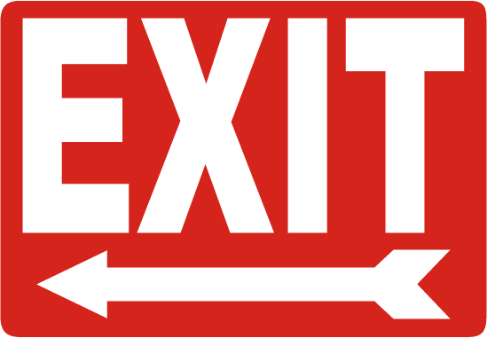 Exit PNG Transparent