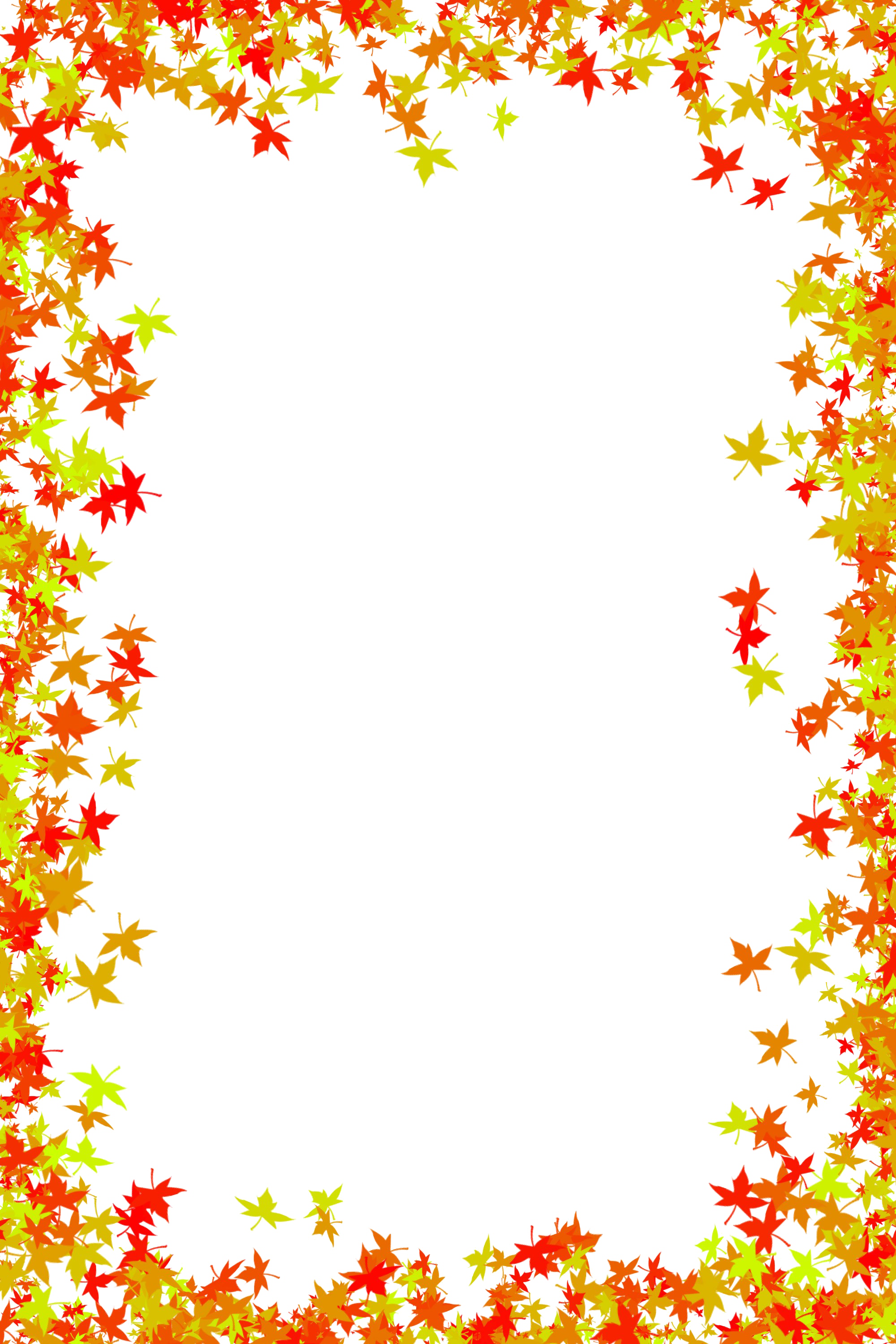Fall Border PNG Picture