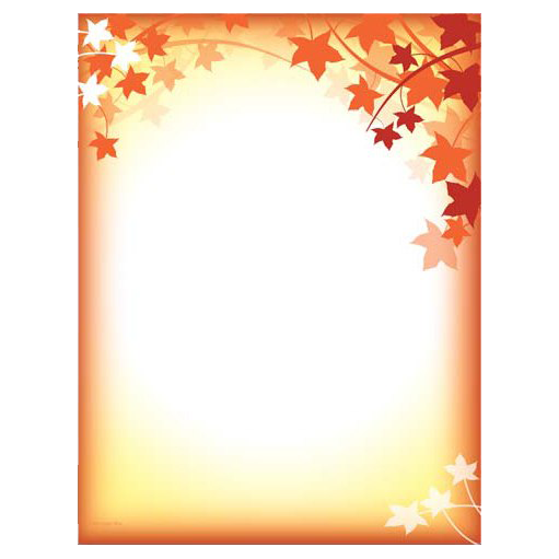 Fall Border PNG Transparent Picture