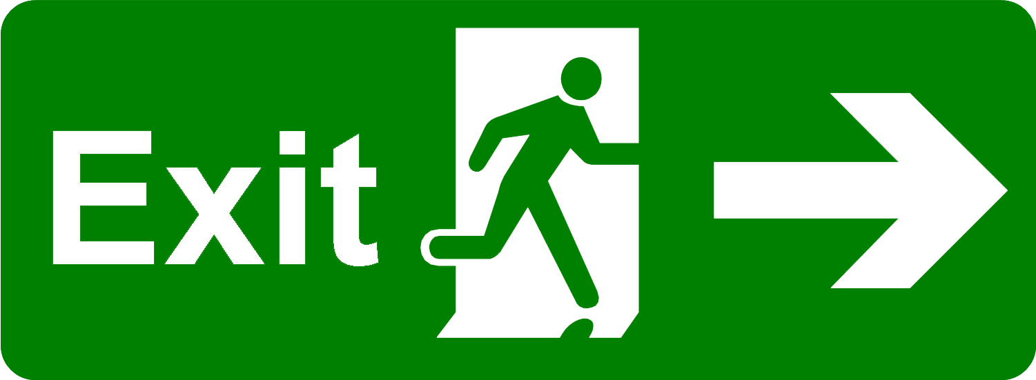 Fire Exit PNG File
