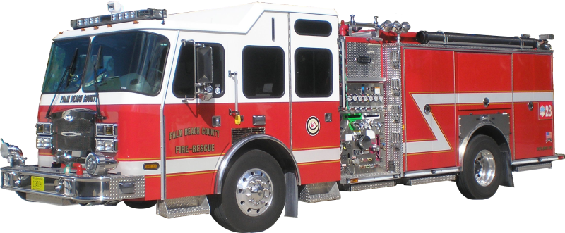 Fire Truck PNG Pic
