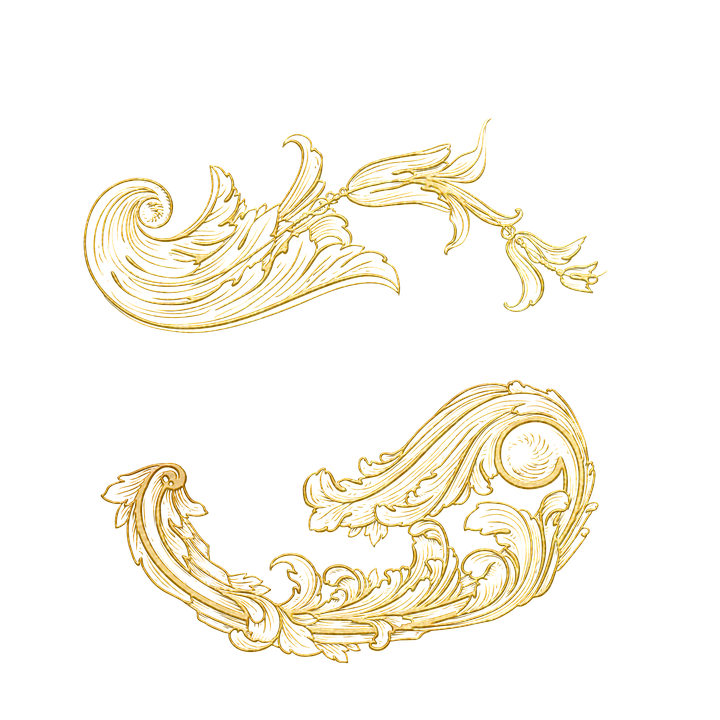Golden Ornaments PNG Free Download