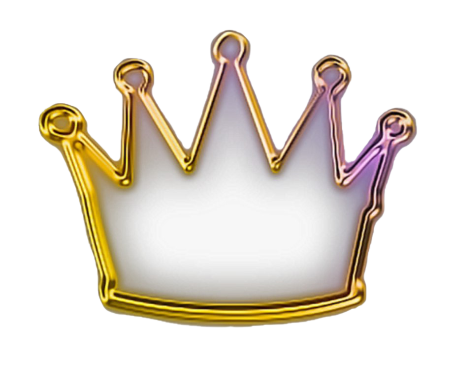 Golden Princess Crown PNG Clipart