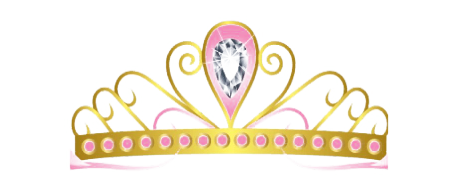 Golden Princess Crown PNG-afbeelding