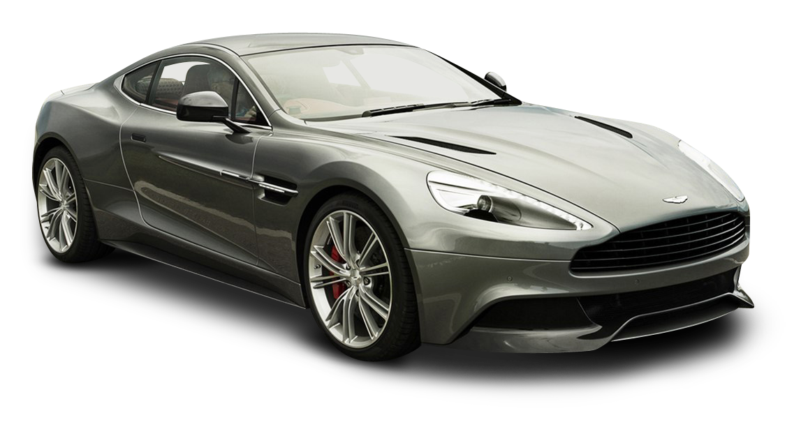 Gray Aston Martin Transparent Background