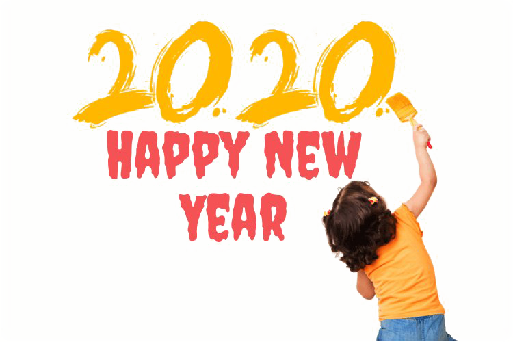 Felice anno nuovo 2020 PNG Clipart
