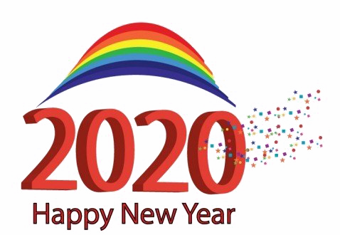 Happy New Year 2020 PNG Image