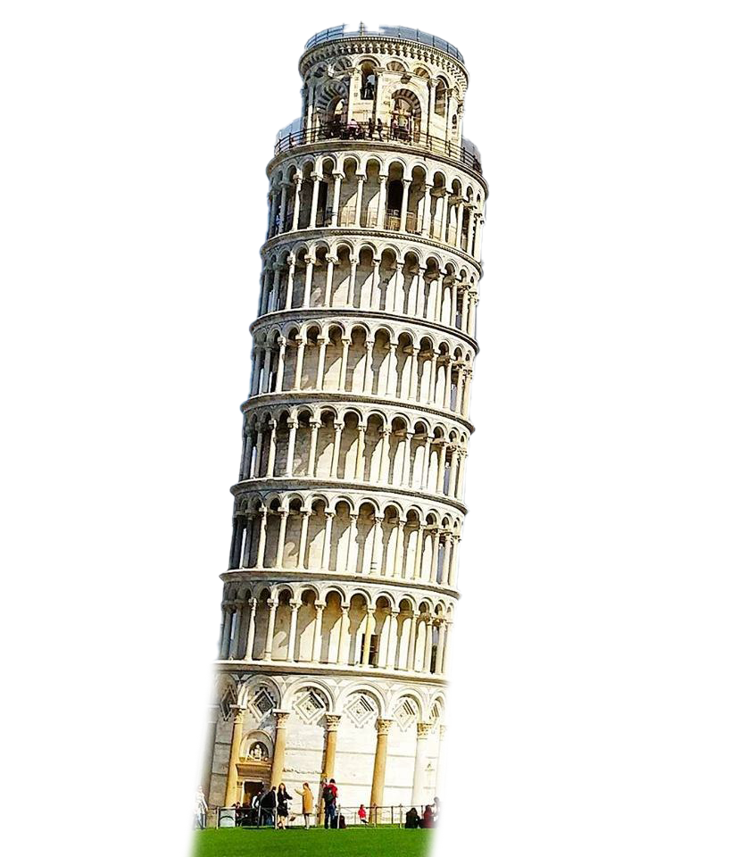 Leaning Tower Of Pisa PNG Background Image